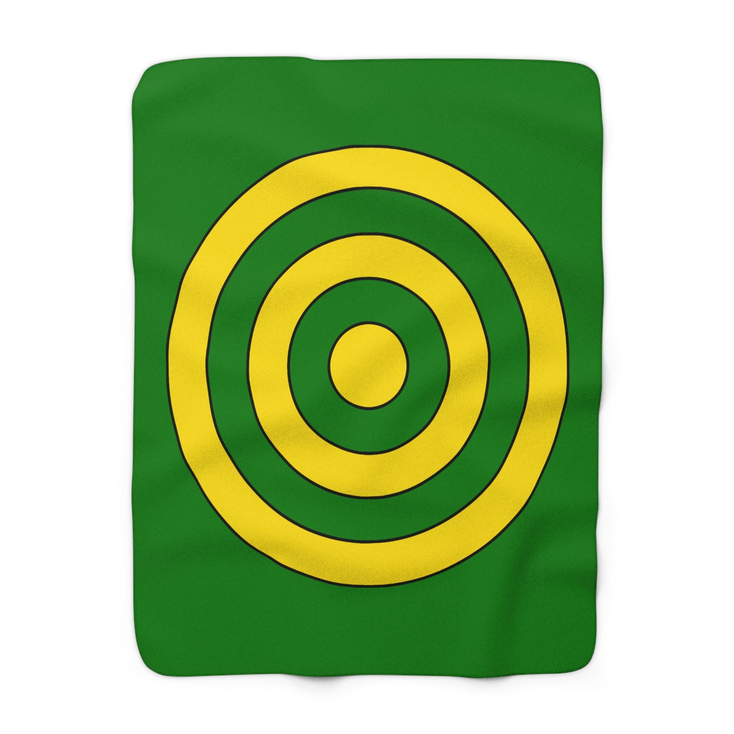 Cocos Islands Retro Target Blanket Throw