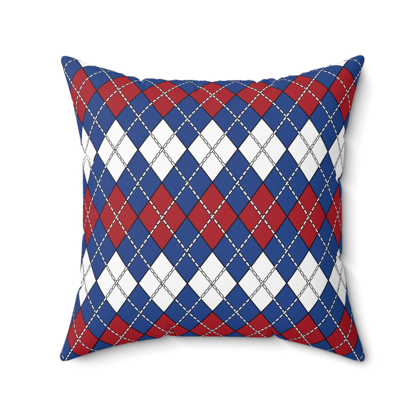 Netherlands Retro Argyle Cushion Pillow