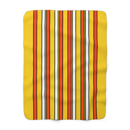 Bhutan Retro Stripes Blanket Throw