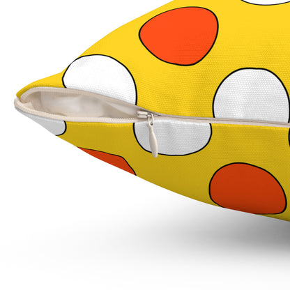 Bhutan Retro Polka Dots Cushion Pillow