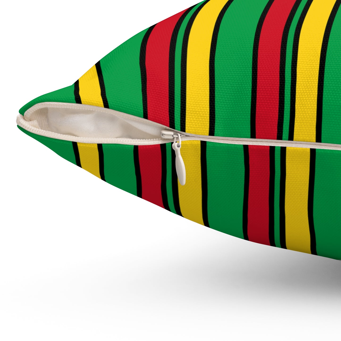 Guinea Bissau Retro Stripes Cushion Pillow