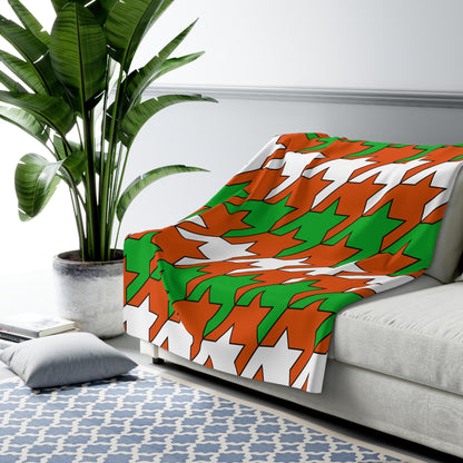 Niger Retro Houndstooth Blanket Throw