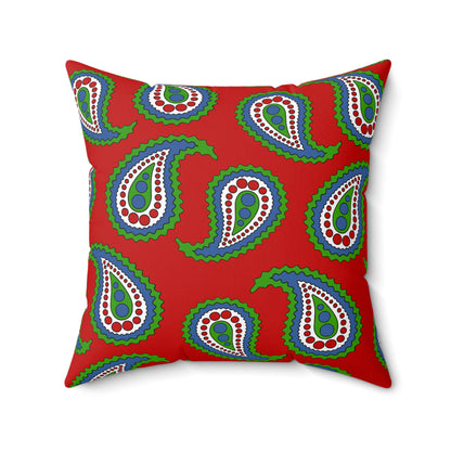 Namibia Retro Paisley Cushion Pillow