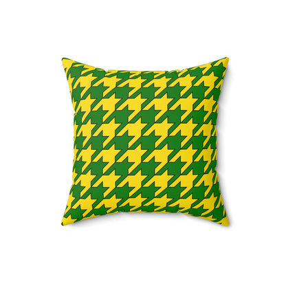 Cocos Islands Retro Houndstooth Cushion Pillow