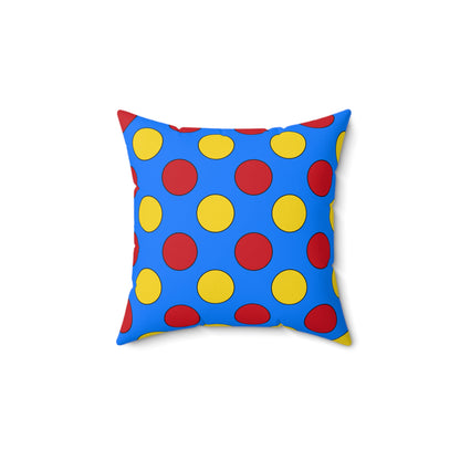 Democratic Republic of the Congo Retro Polka Dots Cushion Pillow