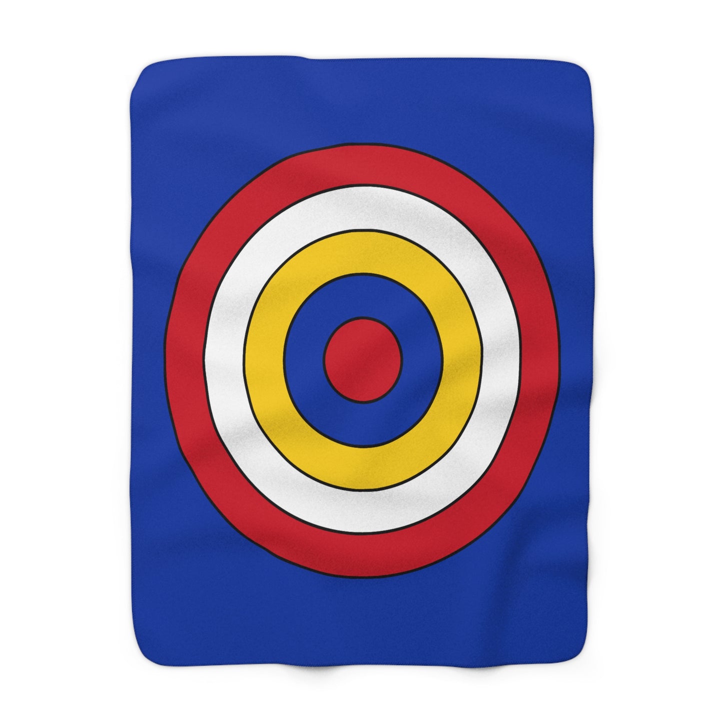 Philippines Retro Target Blanket Throw