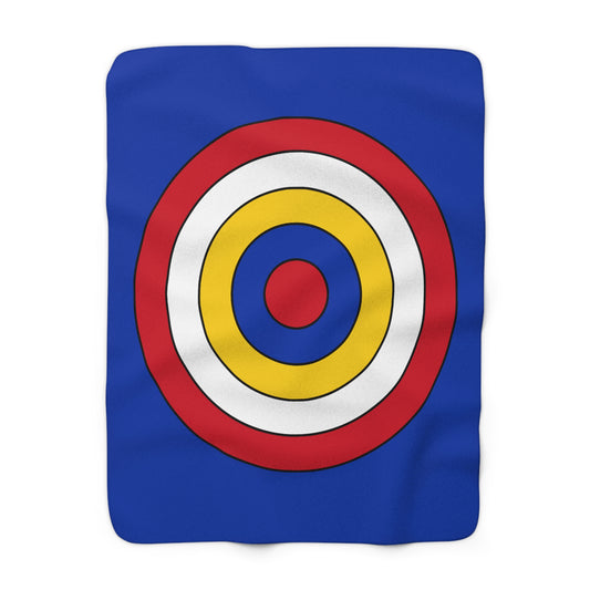 Philippines Retro Target Blanket Throw