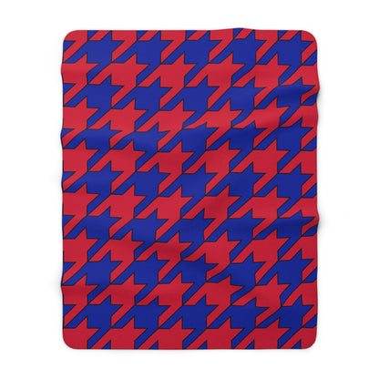 Haiti Retro Houndstooth Blanket Throw