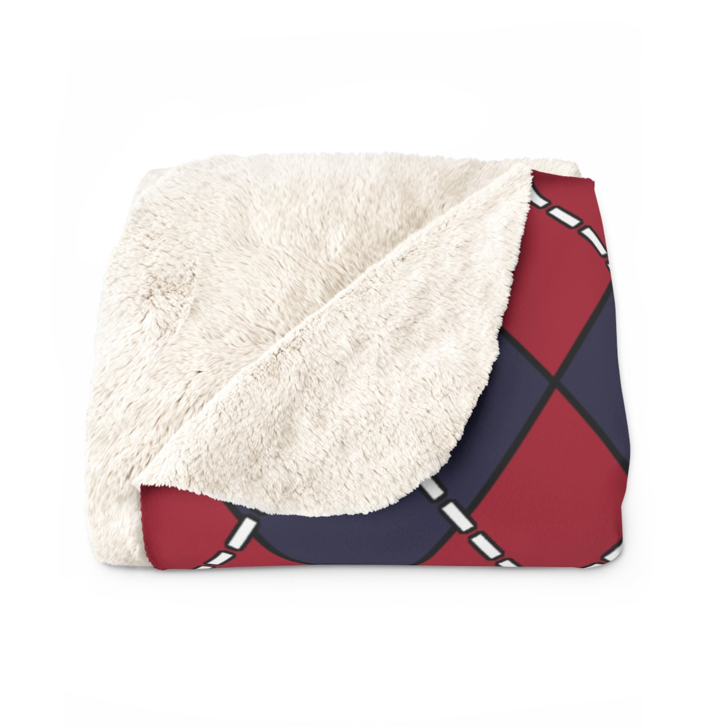 Thailand Retro Argyle Blanket Throw
