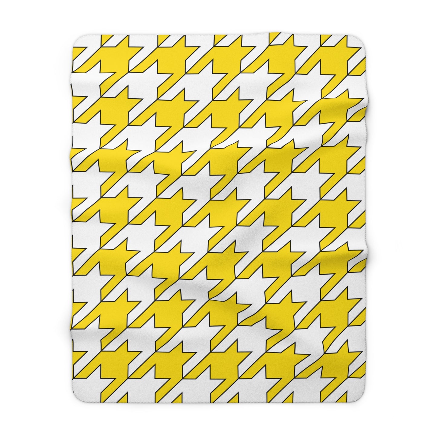 Vatican City Retro Houndstooth Blanket Throw