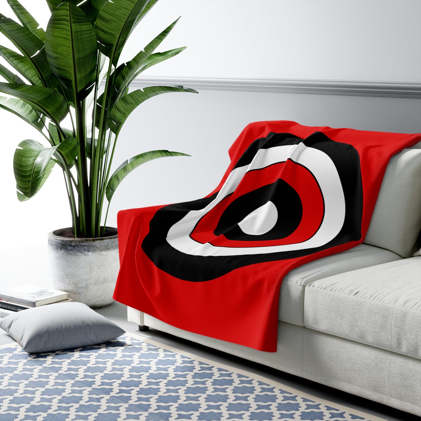 Trinidad And Tobago Retro Target Blanket Throw