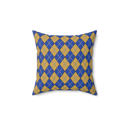 Kosovo Retro Argyle Cushion Pillow