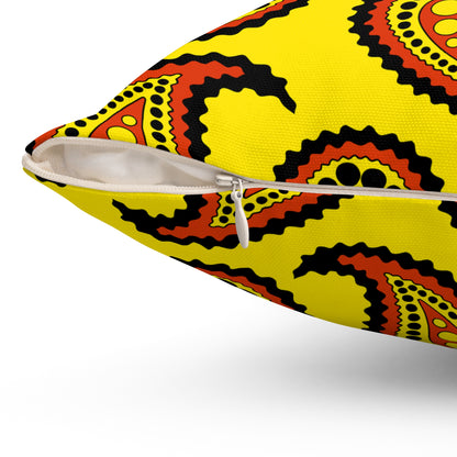 Uganda Retro Paisley Cushion Pillow