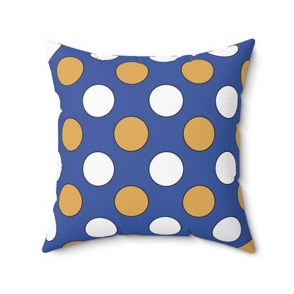 Marshall Islands Retro Polka Dots Cushion Pillow