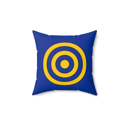 European Union Retro Target Cushion Pillow