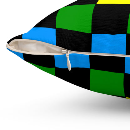 Tanzania Retro Check Cushion Pillow