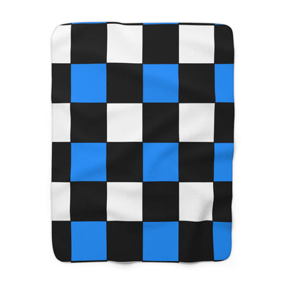 Estonia Retro Check Blanket Throw
