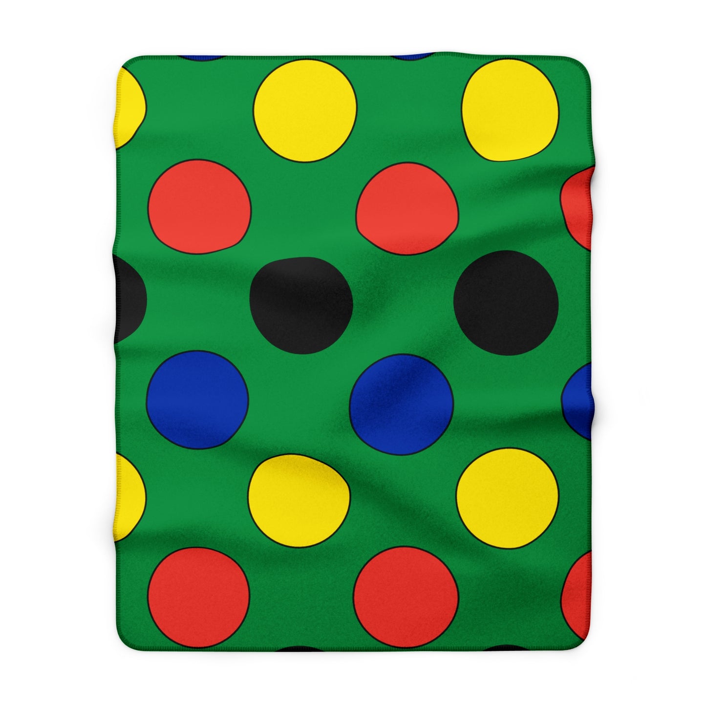 New Caledonia Retro Polka Dots Blanket Throw