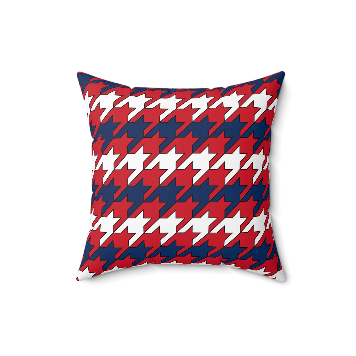 Dominican Republic Retro Houndstooth Cushion Pillow