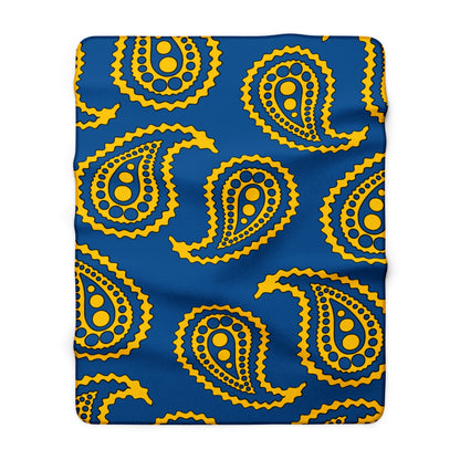 Sweden Retro Paisley Blanket Throw