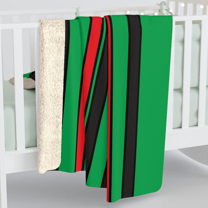 Martinique Retro Stripes Blanket Throw
