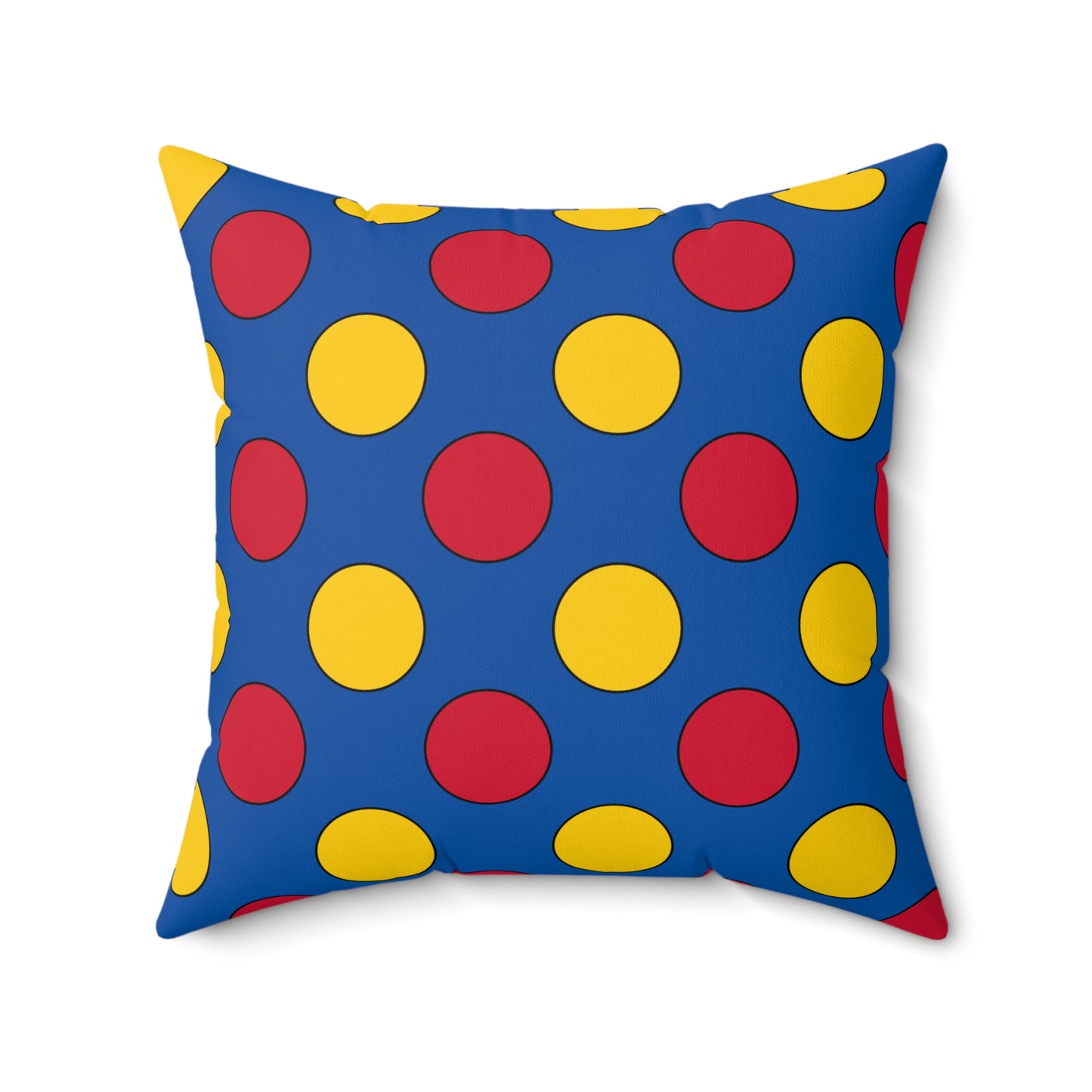 Aland Islands Retro Polka Dots Cushion Pillow