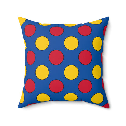 Aland Islands Retro Polka Dots Cushion Pillow