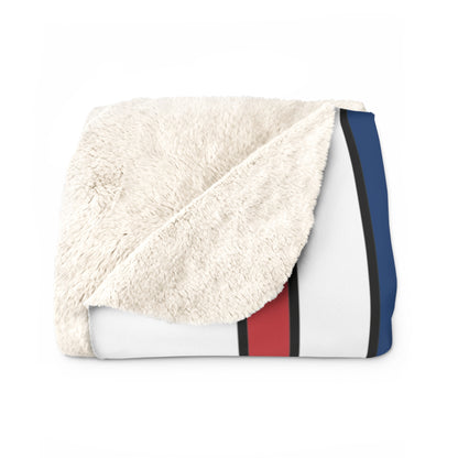 Serbia Retro Stripes Blanket Throw