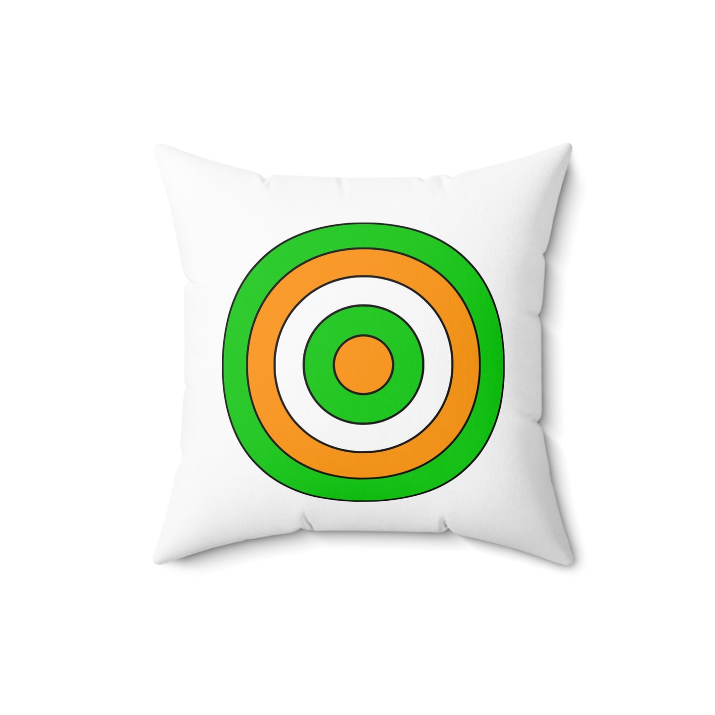 Cote Divoire Retro Target Cushion Pillow