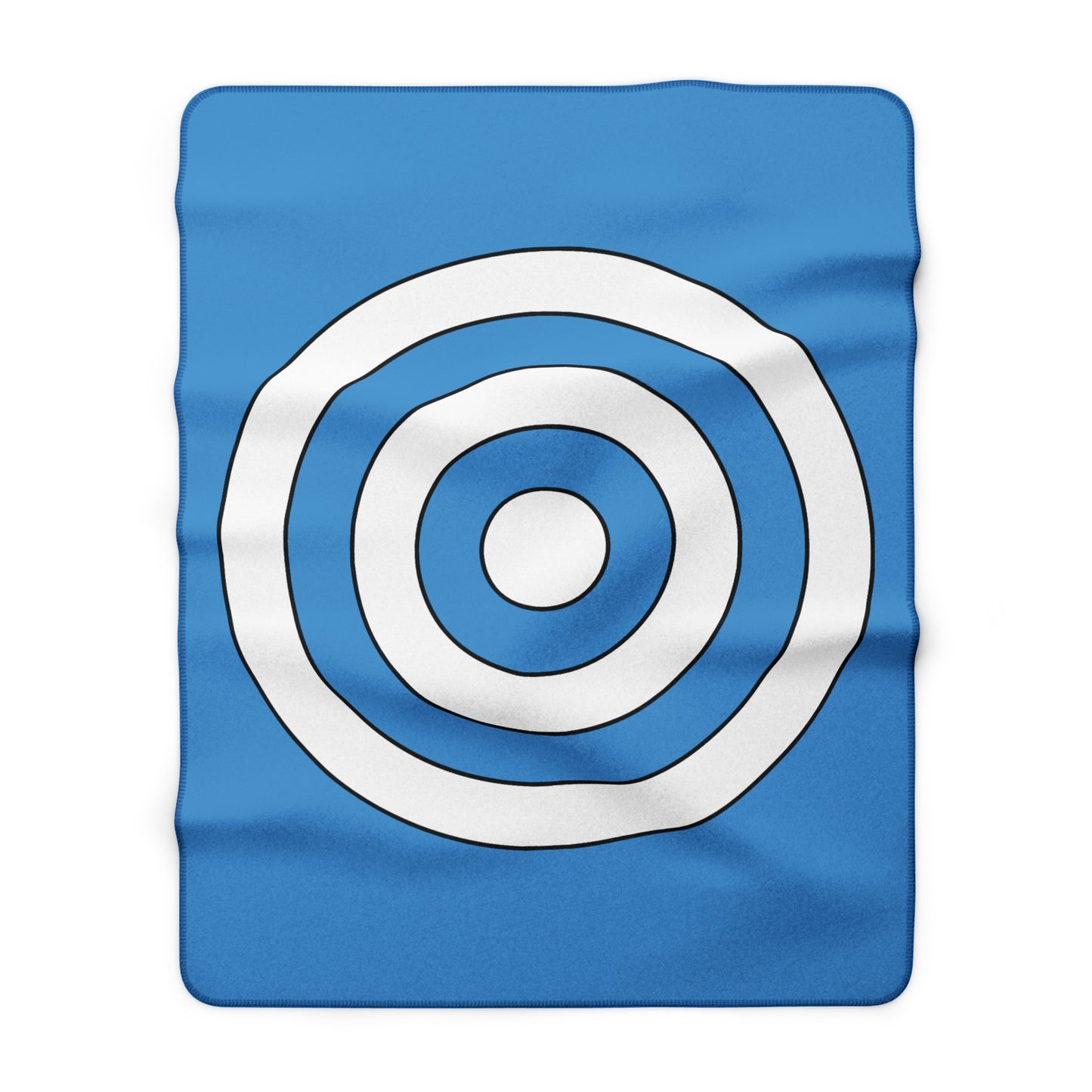 Guatemala Retro Target Blanket Throw