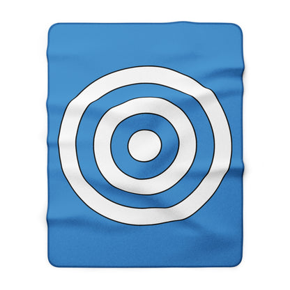 Guatemala Retro Target Blanket Throw