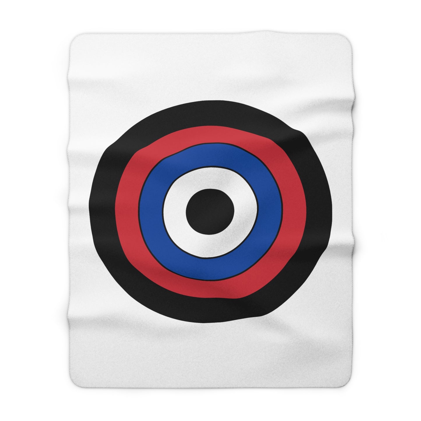 Republic Of Korea Retro Target Blanket Throw