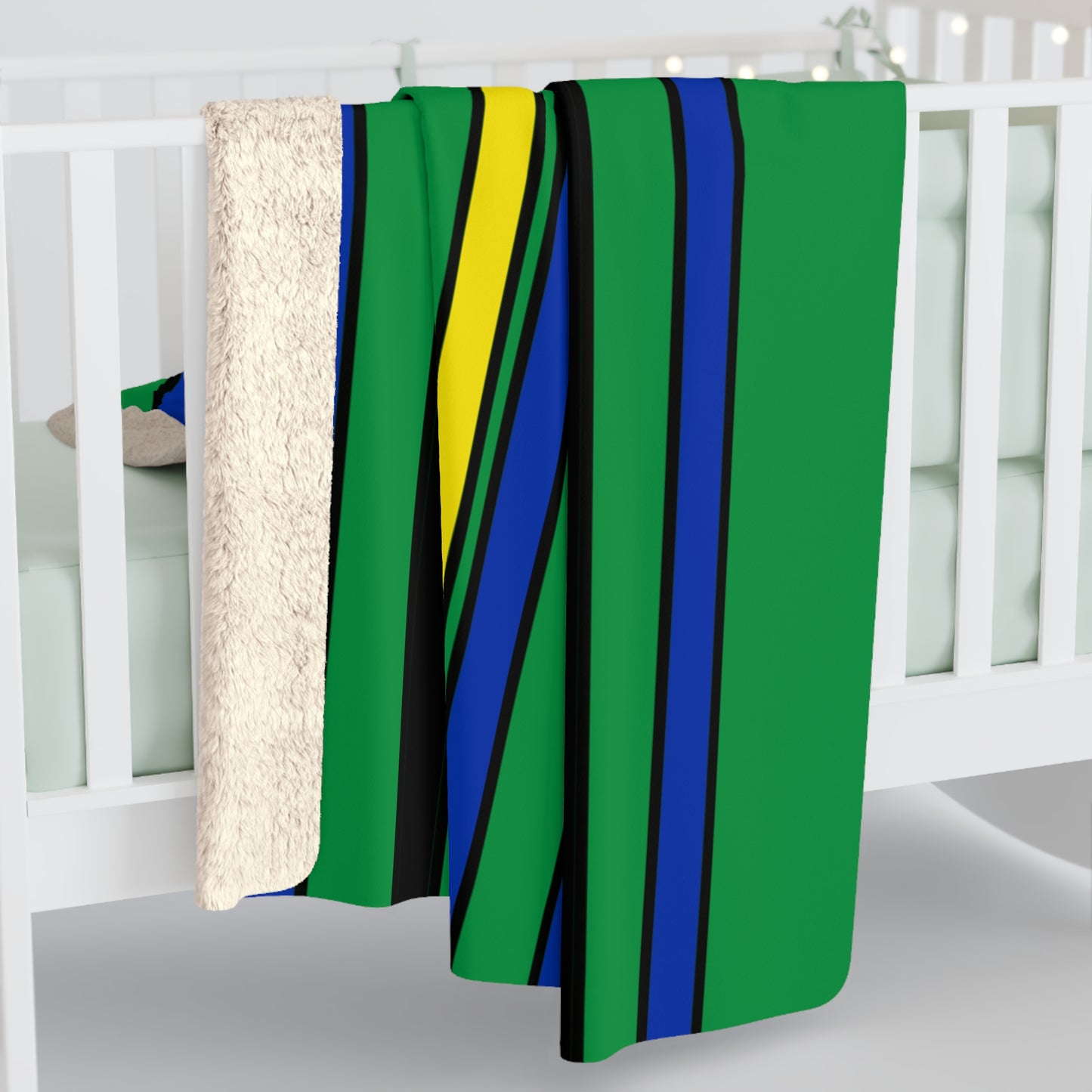 New Caledonia Retro Stripes Blanket Throw
