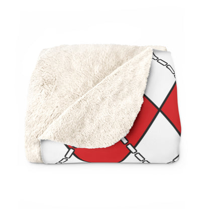 Gibraltar Retro Argyle Blanket Throw