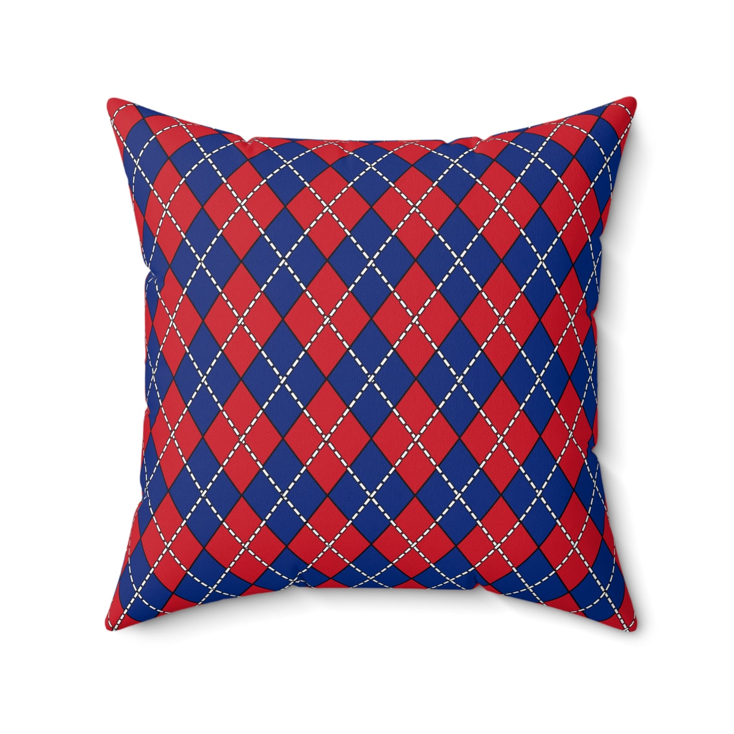Liechtenstein Retro Argyle Cushion Pillow
