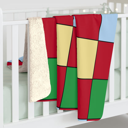 Eritrea Retro Check Blanket Throw