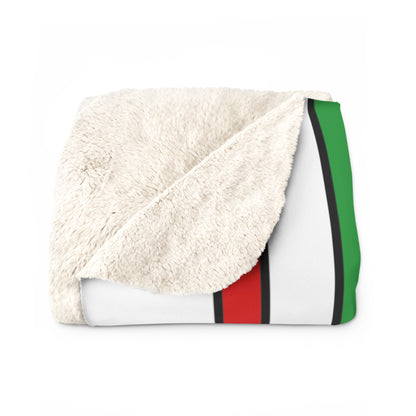 Iran Retro Stripes Blanket Throw