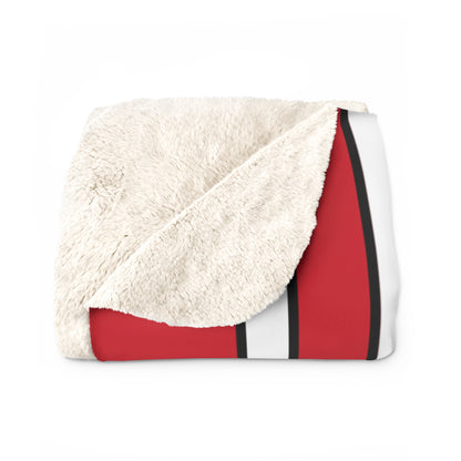 Bahrain Retro Stripes Blanket Throw