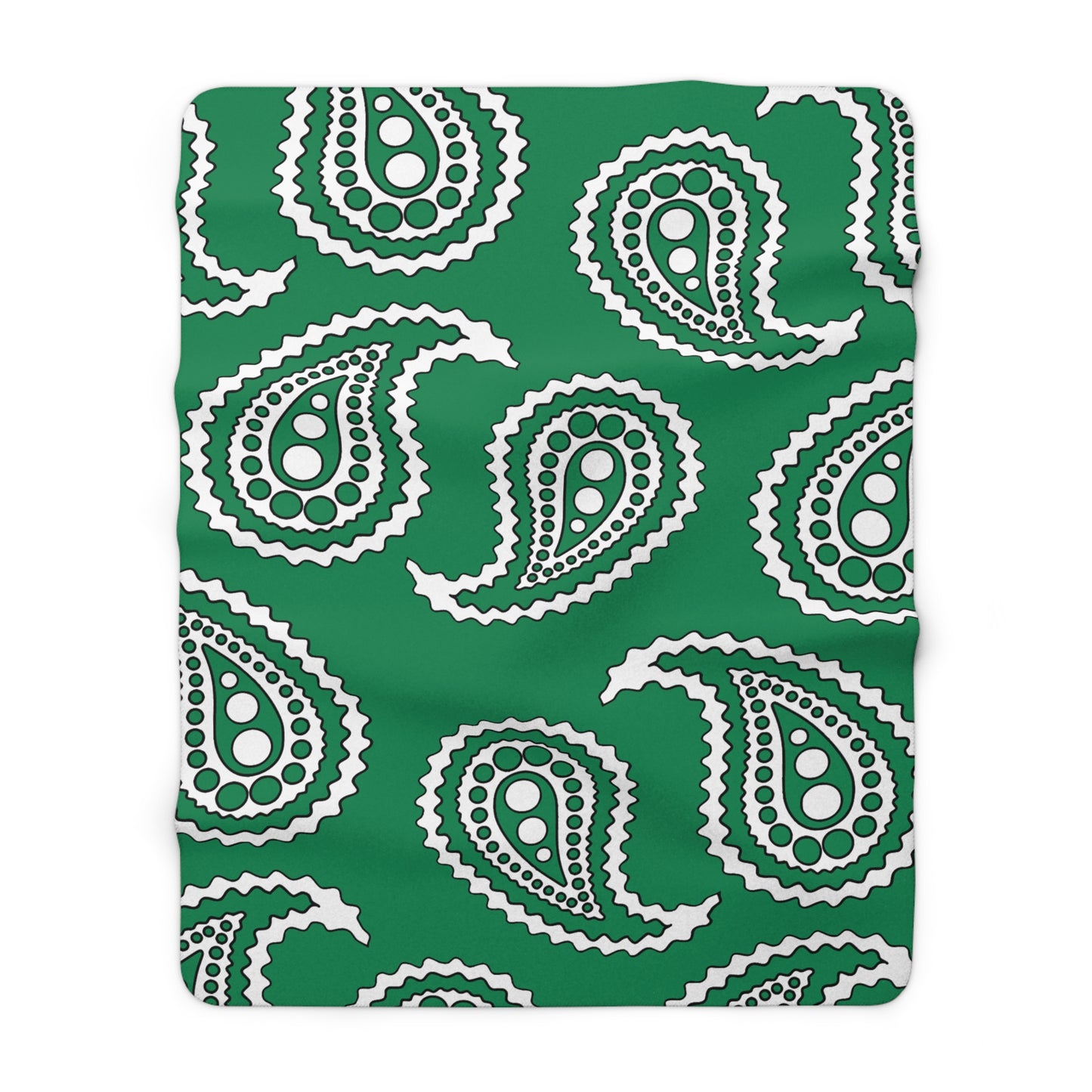 Nigeria Retro Paisley Blanket Throw