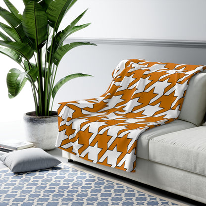 Cyprus Retro Houndstooth Blanket Throw