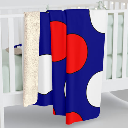 Heard Island And Mcdonald Islands Retro Polka Dots Blanket Throw