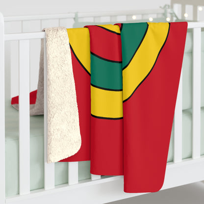 Grenada Retro Target Blanket Throw
