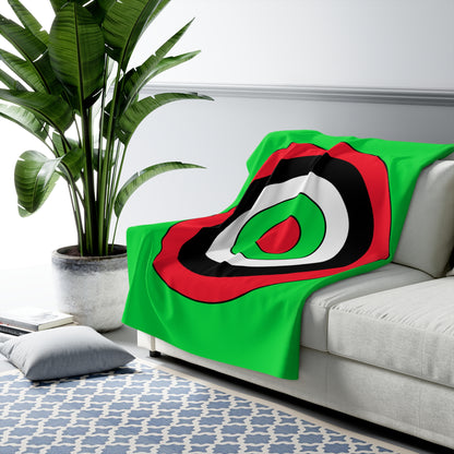 Kuwait Retro Target Blanket Throw