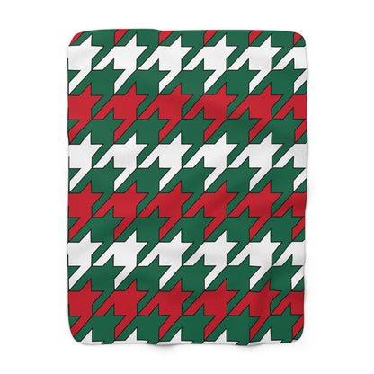 Mexico Retro Houndstooth Blanket Throw