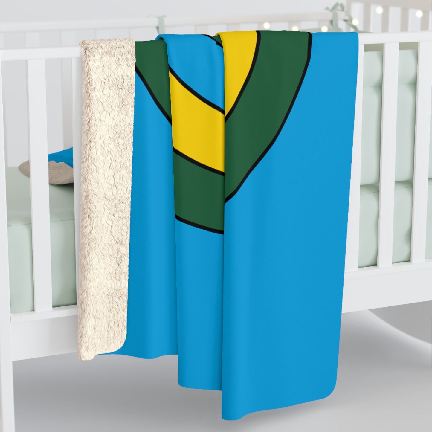 Rwanda Retro Target Blanket Throw
