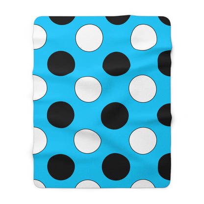 Botswana Retro Polka Dots Blanket Throw