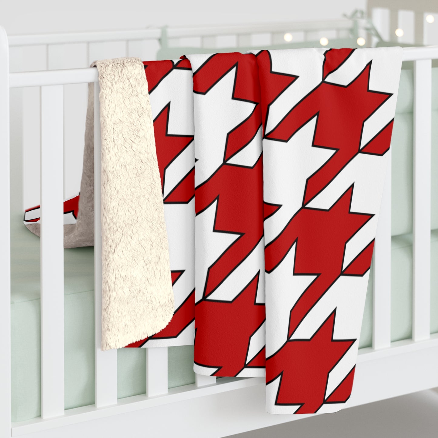 Tonga Retro Houndstooth Blanket Throw