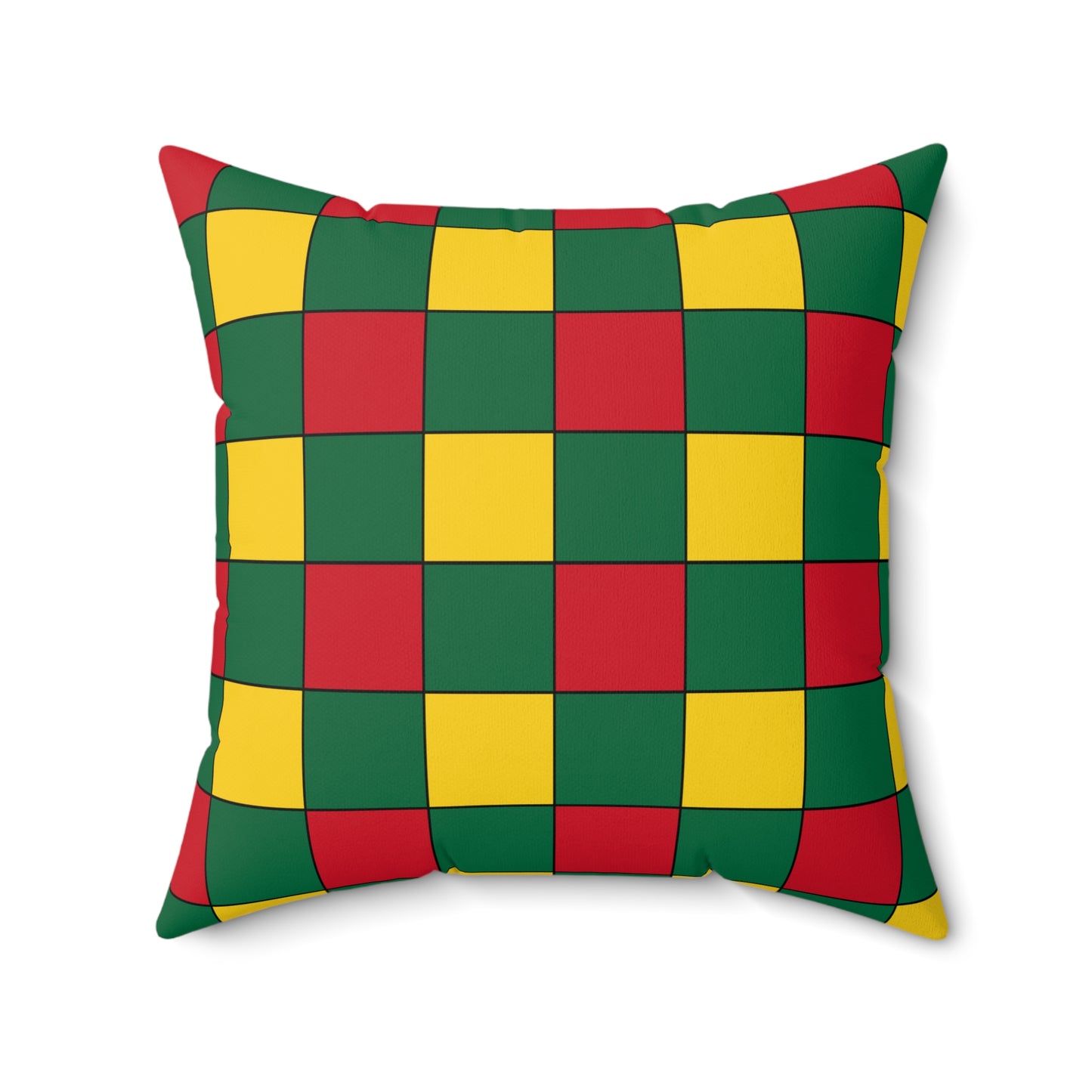 Ghana Retro Check Cushion Pillow