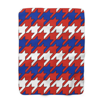 Chile Retro Houndstooth Blanket Throw