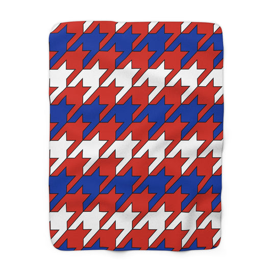 Chile Retro Houndstooth Blanket Throw